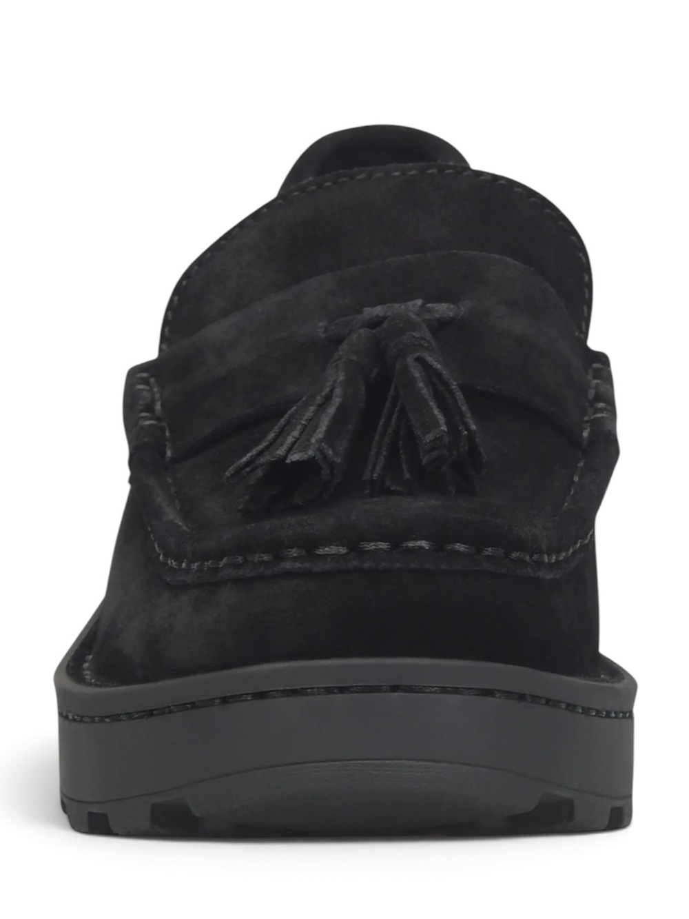 Born Capri Tassel Black Suede Platform Loafer Size 7.5M - Picture 4 of 8